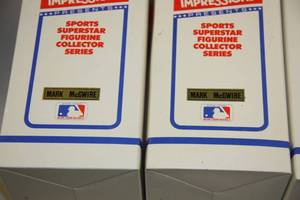 lot 95 image: Sports Impressions Figurine Resale Lot  (6) Mark McGwire (4) Kevin McReynolds (2) Kirk Gibson