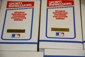 lot 101 image: Sports Impressions Figurine Resale Lot  (12) Gary Carter