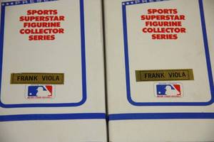 lot 104 image: Sports Impressions Figurine Resale Lot  (7) Frank Viola (1) Gehrig (1) Robinson (1)Wagner (1) Gibson