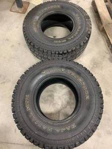 lot 28 image: Pair of Mickey Thompson Baja Radial MTX 3312.5 R15 LT Tires