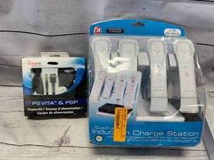 lot 74 image: SP Vital  PSP Changing Kit & WII Charging Station