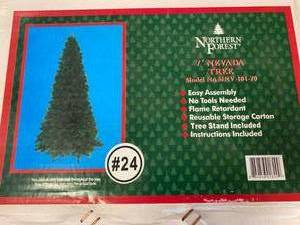 lot 81 image: 7 Foot Nevada Christmas Tree