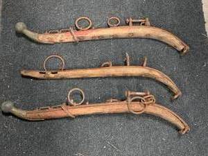 lot 98 image: Lot of 3 Antique Horse Hames