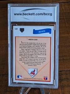 lot 39 image: 1991 Upper Deck Jim Thome Rookie Baseball Card - BCCG 10 Mint