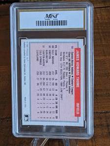 lot 40 image: 1991 ProCards Jim Thome Rookie Baseball Card - MintGrading 10 Mint