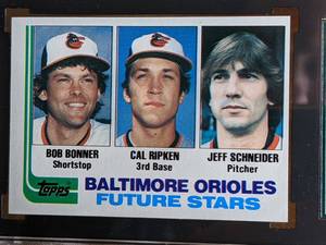lot 32 image: 1982 Cal Ripken Rookie Baseball Card - SGC EX 70