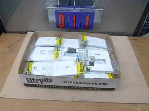 Flat of misc electrical items. As shown.