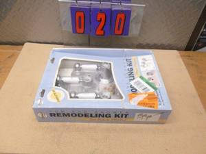 Flat of misc electrical items. As shown.
