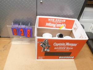 Flat of misc plumbing items. As shown.
