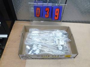 Flat of misc plumbing items. As shown.