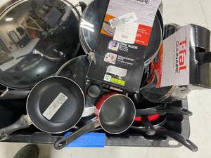 Variety of Non-Stick Pans,T-Fal brand ,and more