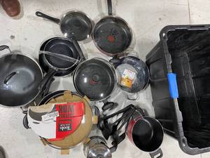 Variety of Non-Stick Pans,T-Fal brand ,and more