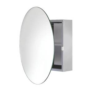 Frameless Stainless Steel Surface-Mount Bathroom Medicine Cabinet