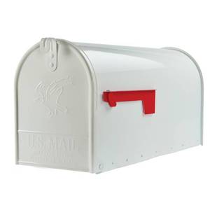Elite Large, Steel, Post Mount Mailbox