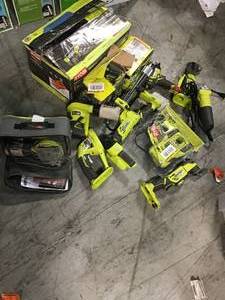 lot 29 image: Lot of assorted Ryobi Tools various types and conditions see pictures