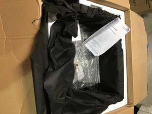 lot 33 image: Glacier Bay Drop-in Stainless Steel 23 in. 4-Hole Single Bowl Kitchen Sink Kit in Satin not used