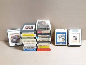 (20) 8-Track Tapes - Willie Nelson, Marty Robbins, Waylon Jennings, Loretta Lynn (Coal Miners Daughter) and More