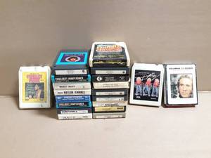 (20) 8-Track Tapes - Dolly Parton, Waylon Jennings, Charley Pride, Marty Robbins and More