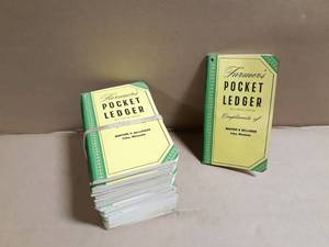 (23) Farmers John Deere Pocket Ledgers 1958-59 - Unused