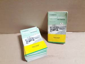 (12) Farmers John Deere Pocket Ledgers 1961-62 - Unused