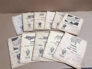 (11) Case Parts Manuals - Attachments and More
