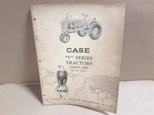 Case V Series Tractor Parts List
