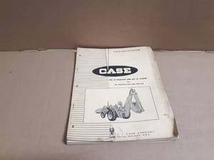 Case No. 32 Backhoe and Loader Parts Catalog for 530 Construction King Tractor