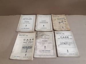 (6) Case Operators Instruction Manuals