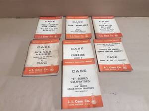 (7) Case Operators Instruction Manuals