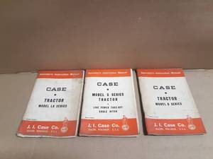 Case Model LA, S & D Tractor Operation and Care Manuals