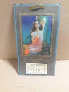 1934 Pin-Up Girl Calendar - Klingler Floral Amery, WI
