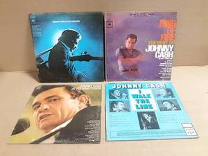 (4) Johnny Cash Records