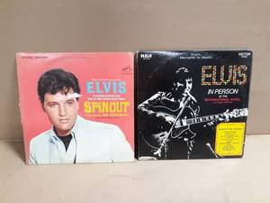 (2) Elvis Presley Records - (1) is a 2 Record Set