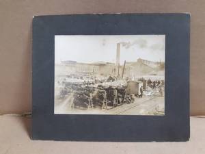 Antique Industrial  Railroad Photo 8x10