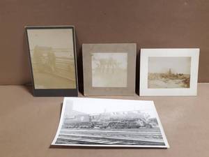 Antique Photos - Bicycles, Railroad and Wood Splitting