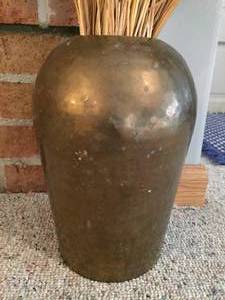lot 28 image: Decorative Brass Vase