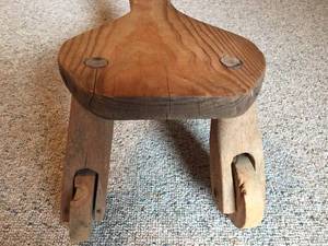 lot 34 image: Vintage Wooden Trike