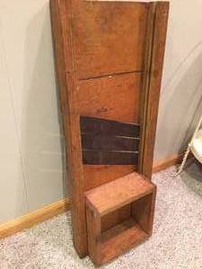lot 48 image: Large Vintage Sauerkraut Slicer