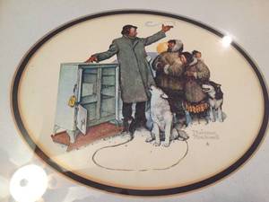 lot 74 image: Norman Rockwell Framed Print