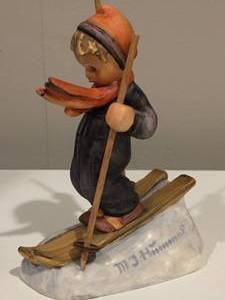 lot 91 image: Hummel Skier Figurine