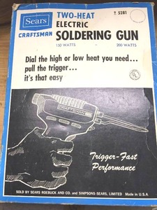 lot 103 image: Craftsman Soldering Gun