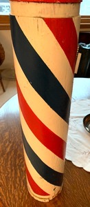 lot 54 image: Wooden Barber Pole