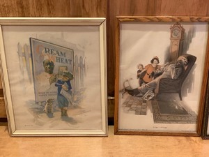 lot 58 image: Three Vintage Cream of Wheat Framed Advertising Pieces