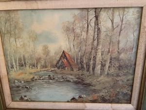 lot 22 image: Vintage Painting by Lorenz