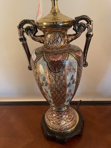 lot 13 image: Ornate Pair of New Lamps
