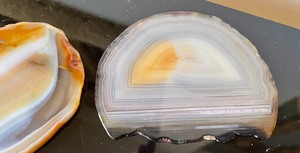 lot 72 image: Six Beautiful Sliced Geodes