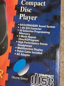 lot 139 image: Sanyo Compact CD Player (NEW)