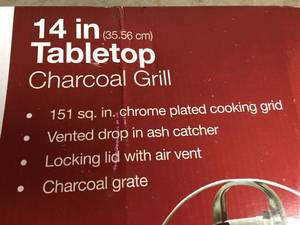 lot 141 image: Char- Broil 14 Inch Tabletop Grill (NEW)