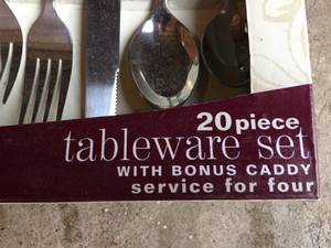 lot 142 image: Prescott Forge Stainless Tableware Set (NEW)