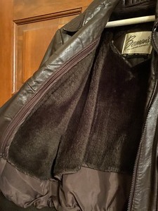 lot 125 image: Bermans Leather Jacket
